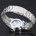 Men Automatic Mechanical Watch Winner 015 Men Silver Stainless Steel Watches Fashion Skeleton Steampunk Male Clocks